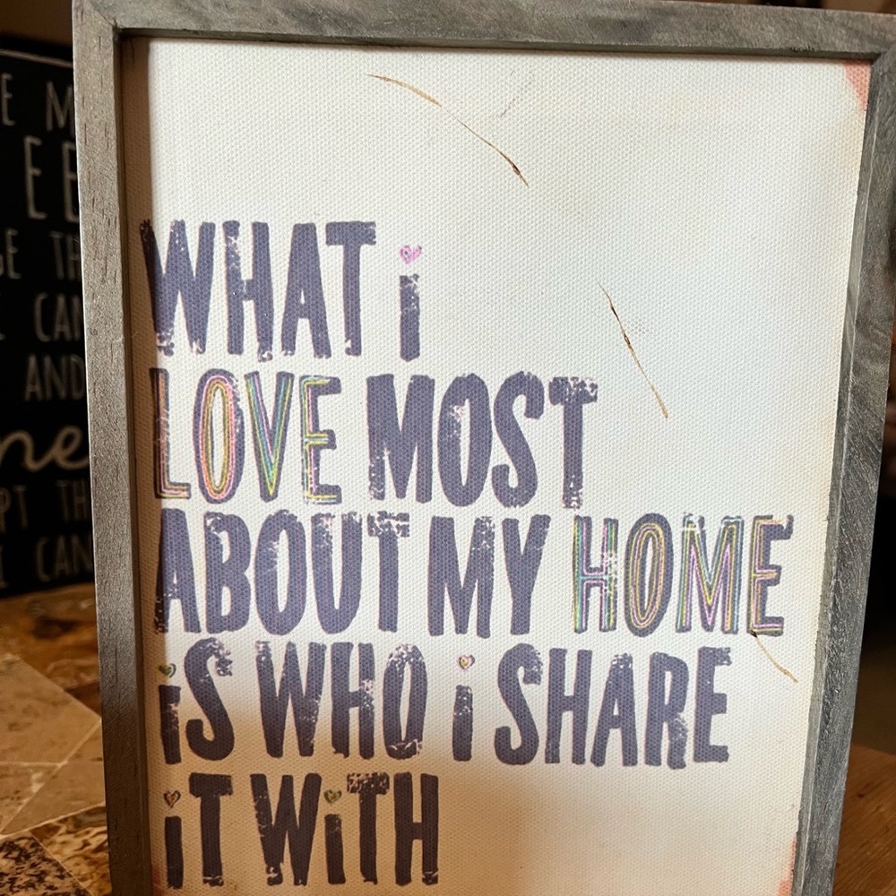 Various signs.